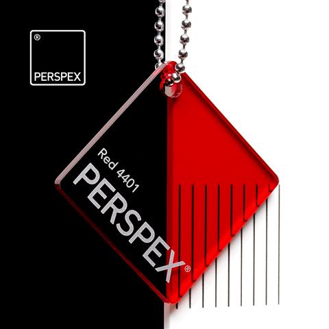 Perspex Red 4401 Sheet | Plastock