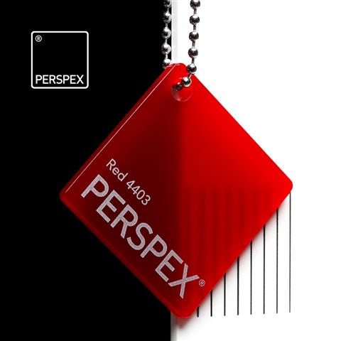 Perspex Red 4403 Sheet | Plastock