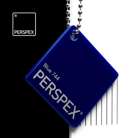 Perspex Blue 744 Sheet | Plastock