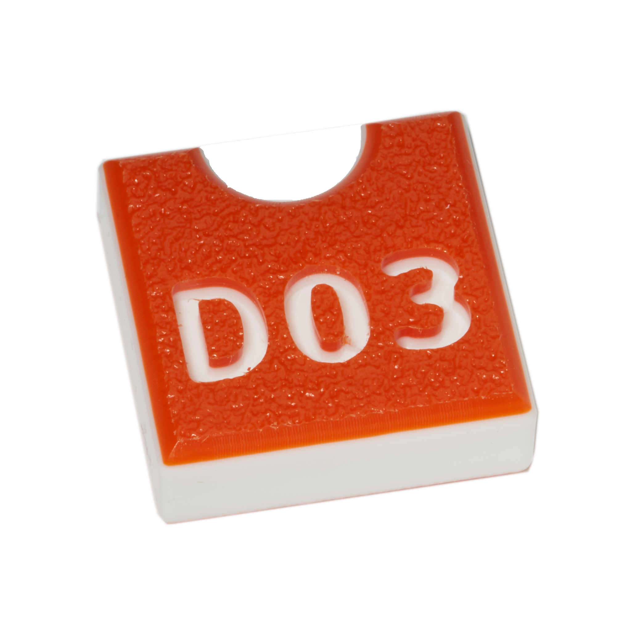 Three Layer HDPE Orange-White-Orange | Plastock