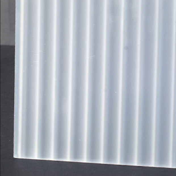 Acrylic Extruded Opal Reeded Sheet | Plastock