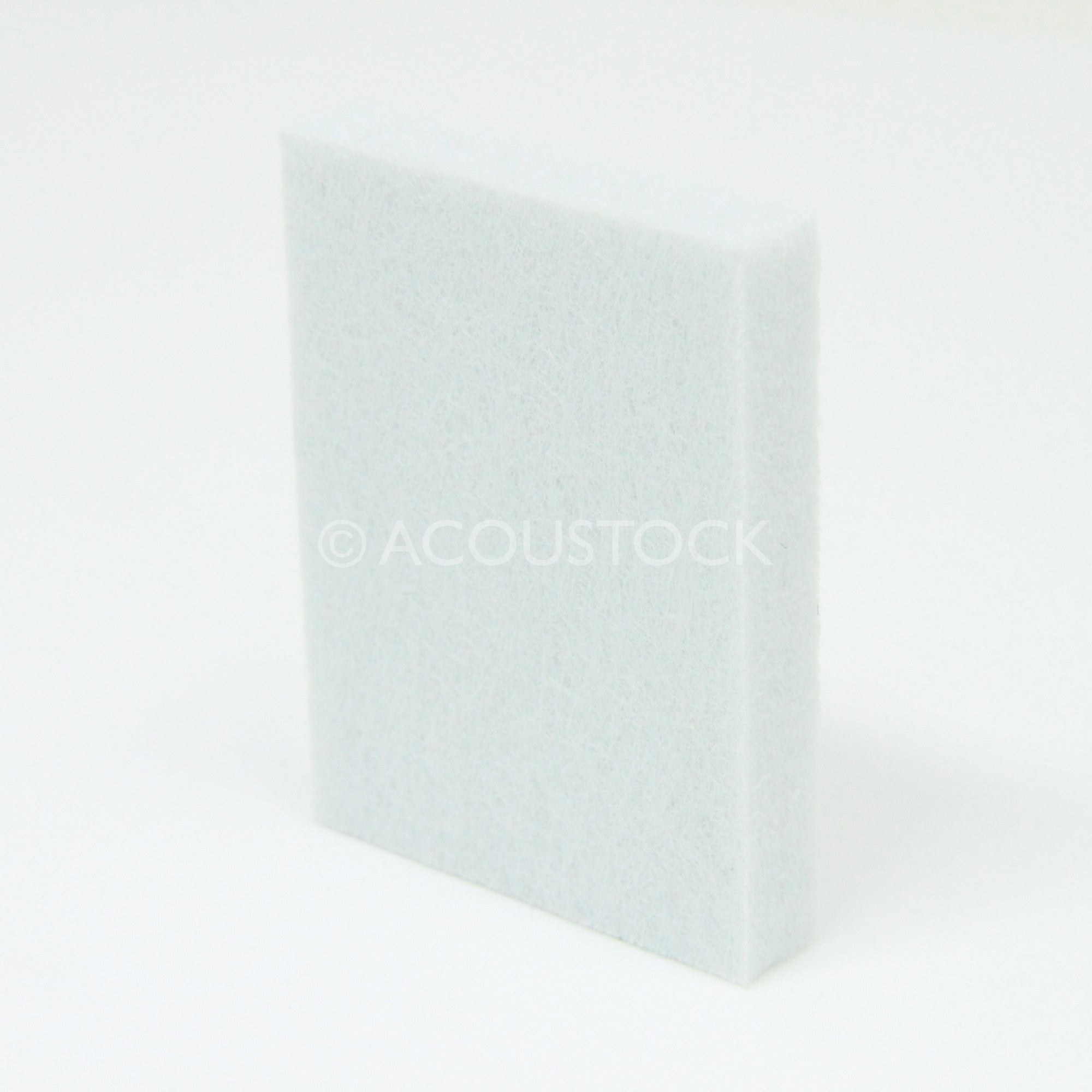 Acoustock PET Felt Acoustic Panel Ice White | Plastock