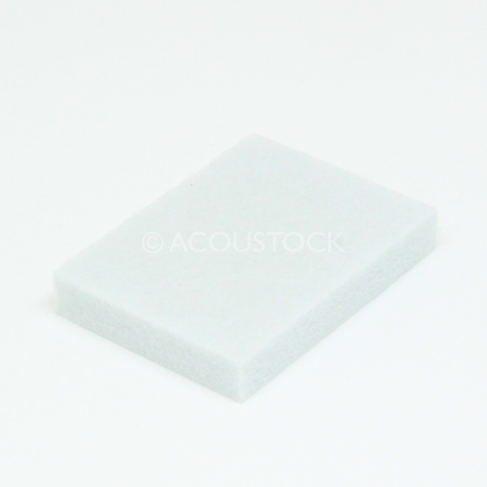 Acoustock PET Felt Acoustic Panel Ice White | Plastock