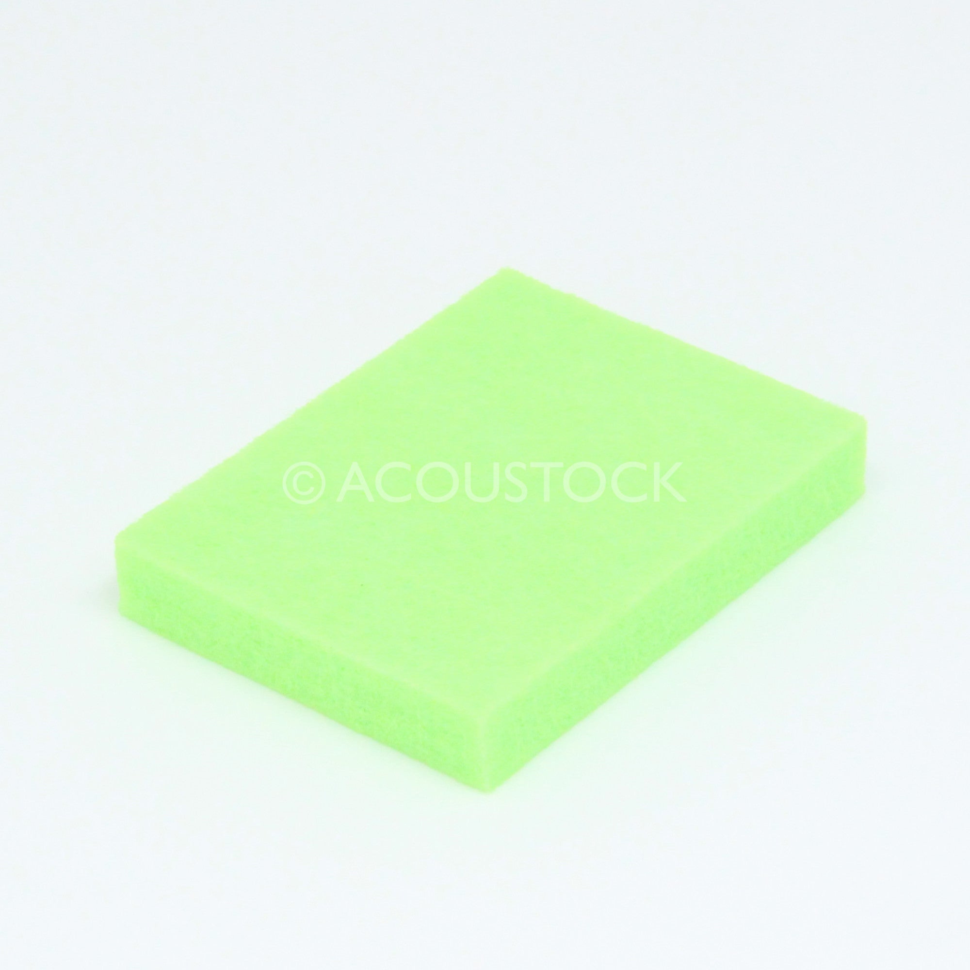 Acoustock PET Felt Acoustic Panel Bright Green | Plastock