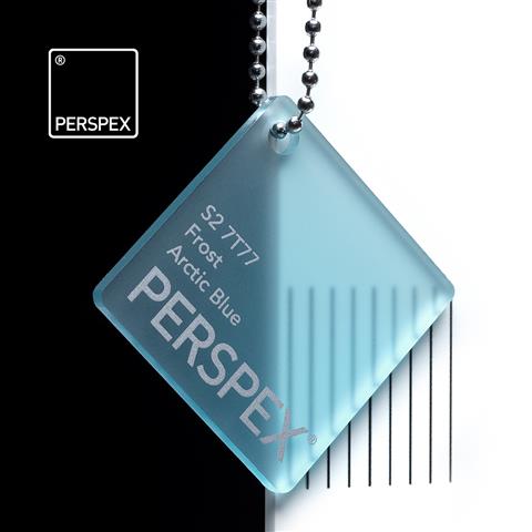 Perspex Frost Arctic Blue S2 7T77 Sheet | Plastock