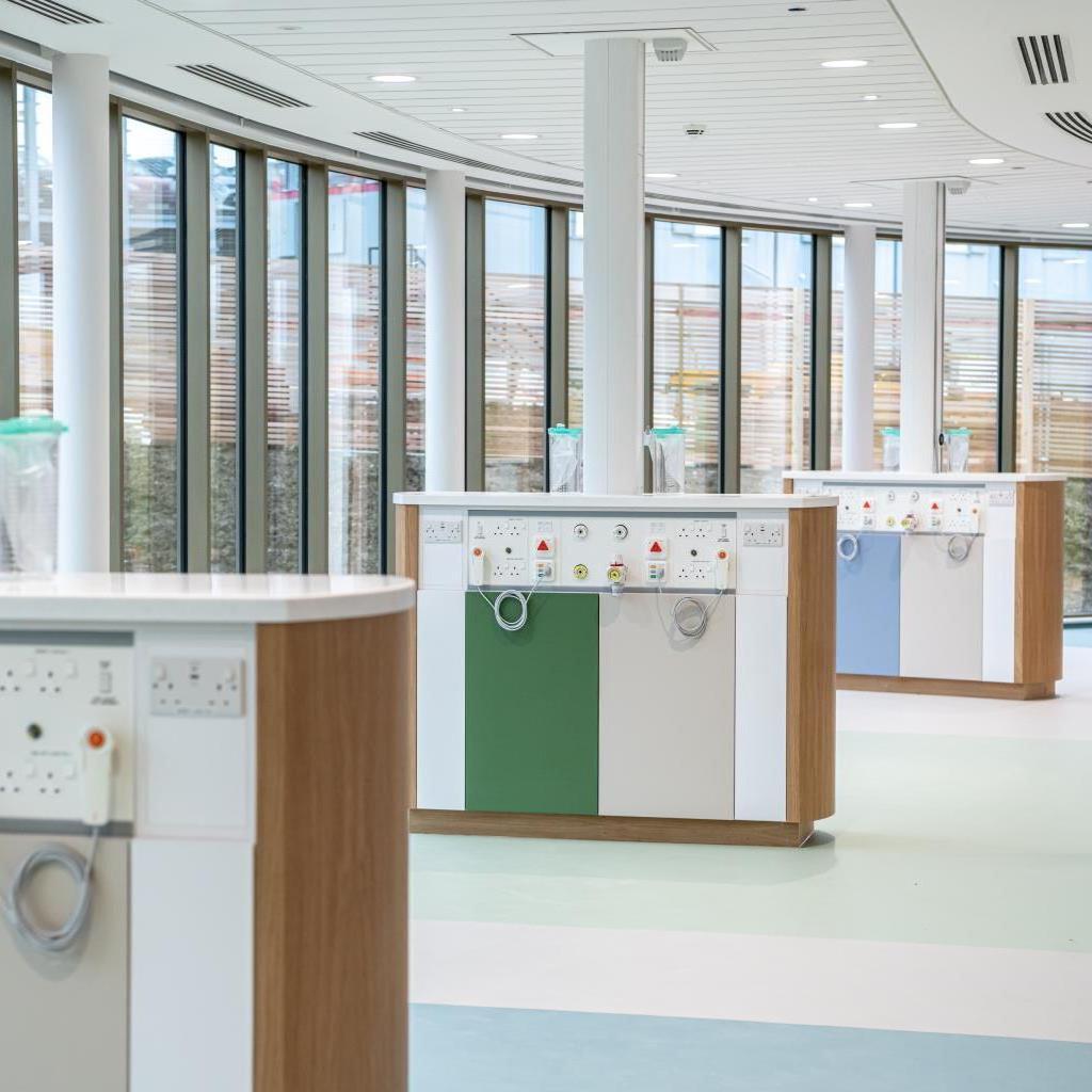 Hanex Solid Surface - cancer centre UK | Plastock